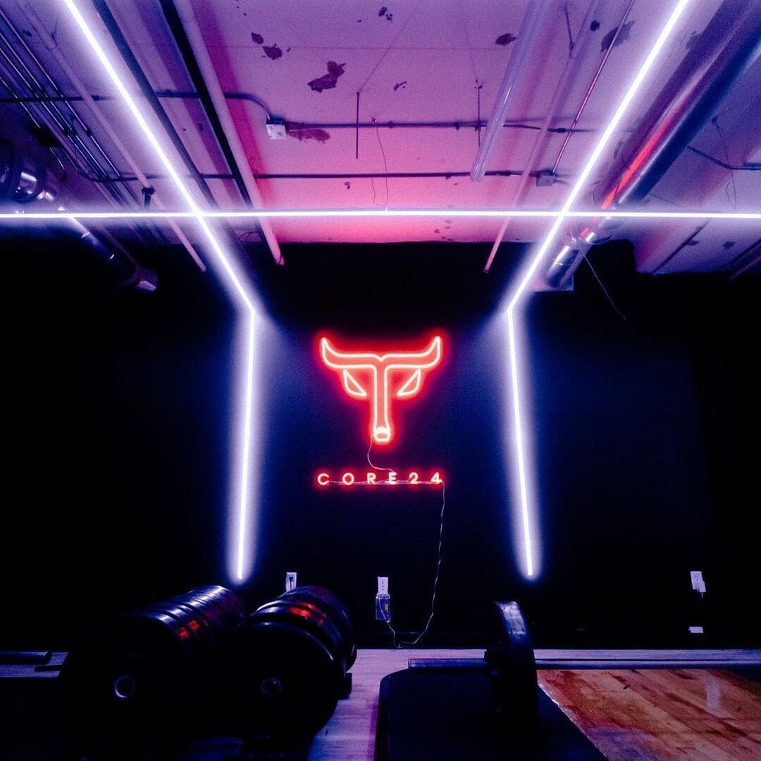 gym custom neon sign logo sign