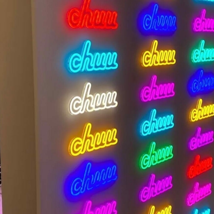 clothing store custom neon sign for wall decor