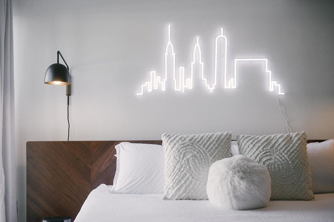 skyline neon sign