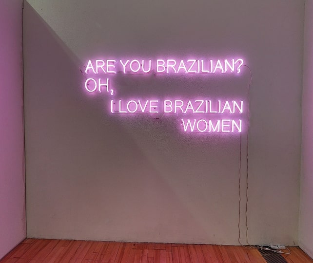 work space decor neon sign