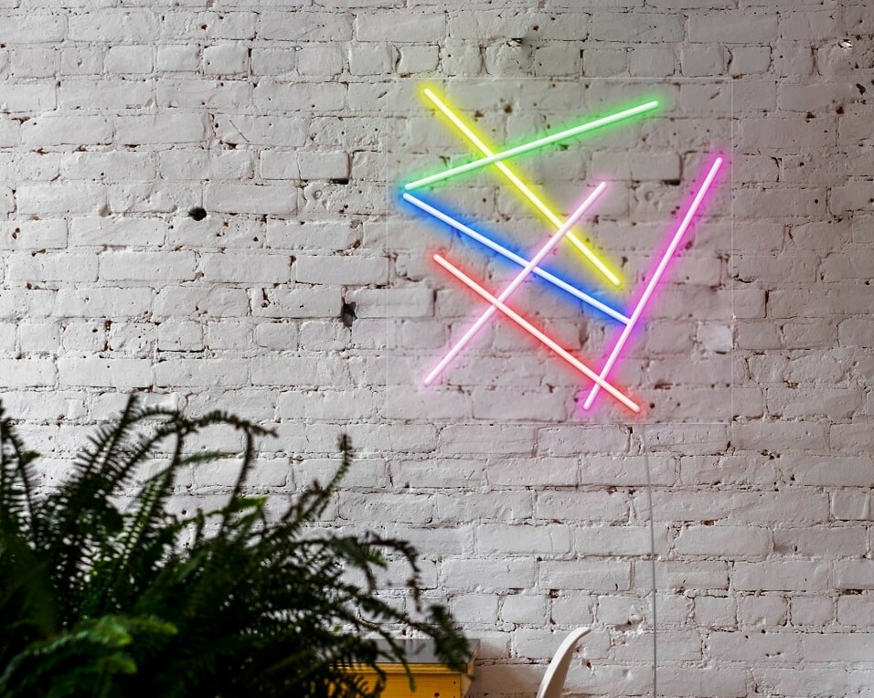 wall lamp neon light