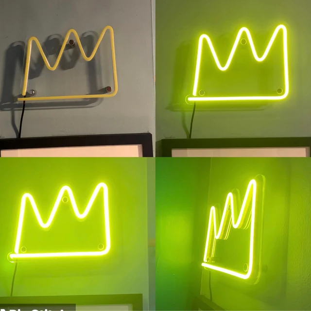 crown neon lights, custom neon signs
