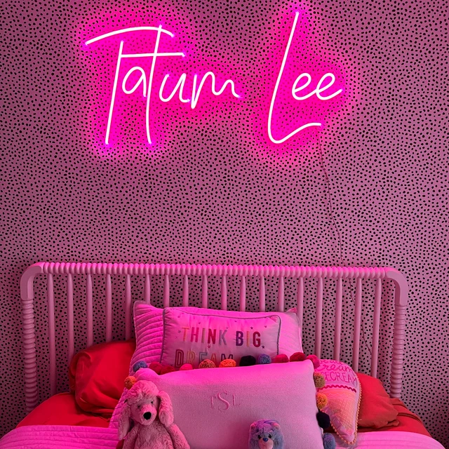 name custom neon sign, custom neon lights