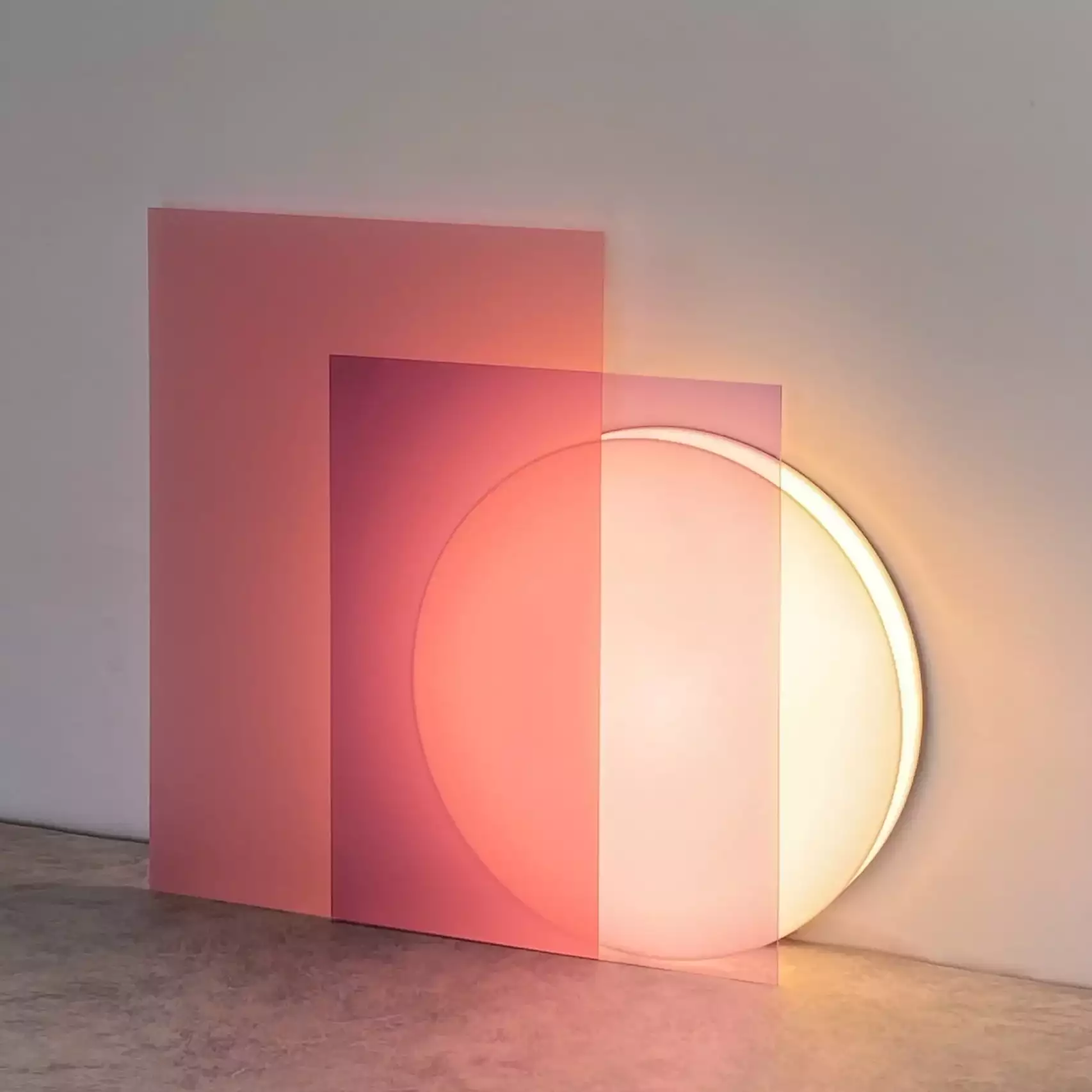 lune floor lamp, aesthetic lighting