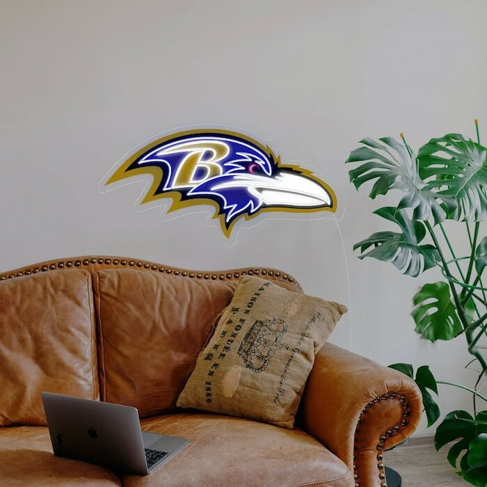 Baltimore Ravens football living room Neon Sign