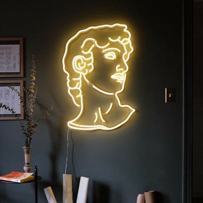 david neon sign for sale