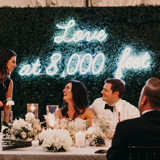 wedding party custom neon sign