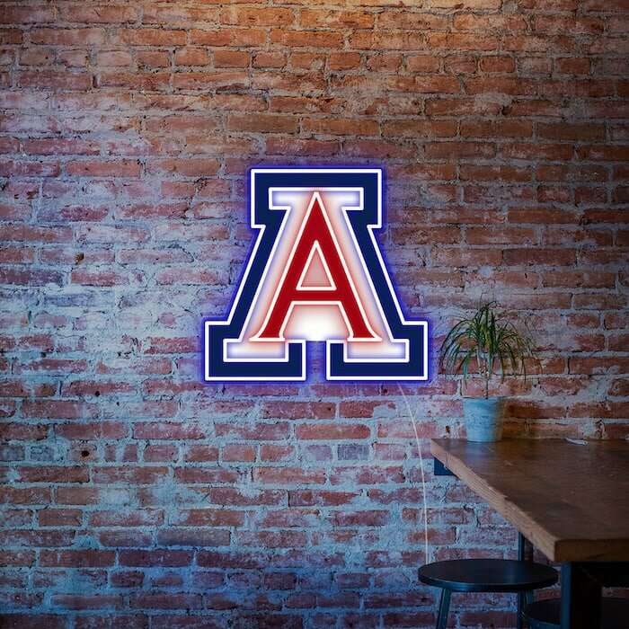 Arizona Wildcats cool football team neon sign