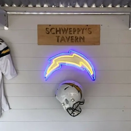 LA charger NFL neon sign