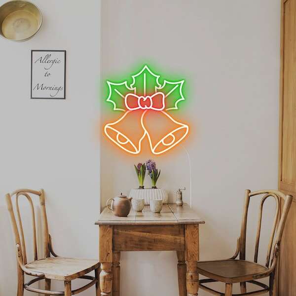 Christmas bell living room decor