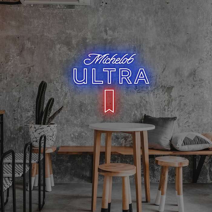 Michelob logo beer neon sign bar decor Day-Version
